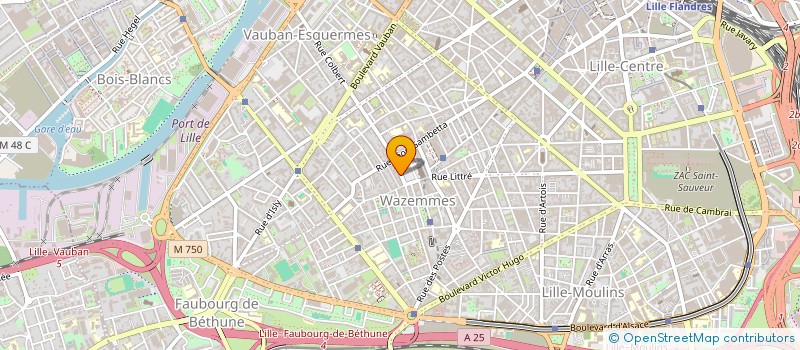 localisation de l'entreprise PRO-MOBILE à LILLE