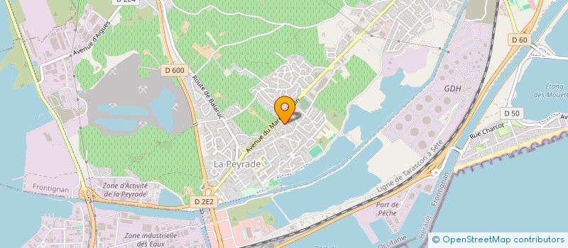 localisation de l'entreprise PRO MR à FRONTIGNAN