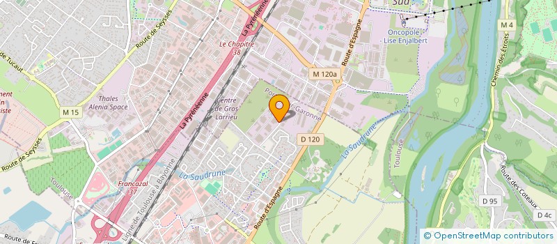 localisation de l'entreprise PRO MS 31  PORTET-SUR-GARONNE