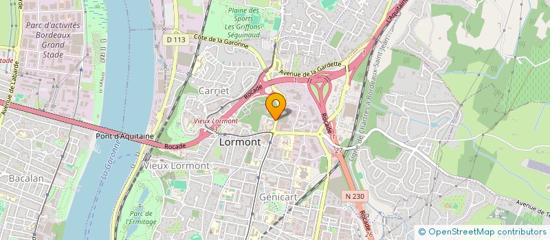 localisation de l'entreprise PRO MULTISERVICES HABITAT 33 à LORMONT