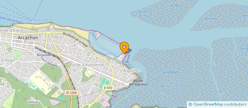 localisation de l'entreprise PRO MULTISERVICES HABITAT à ARCACHON