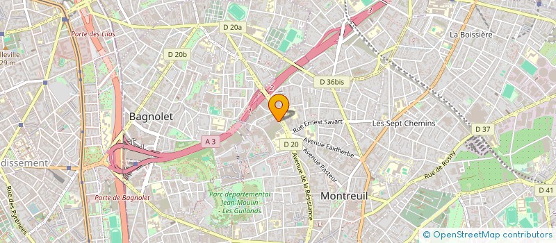 localisation de l'entreprise PRO MULTISERVICES & NETTOYAGE à MONTREUIL