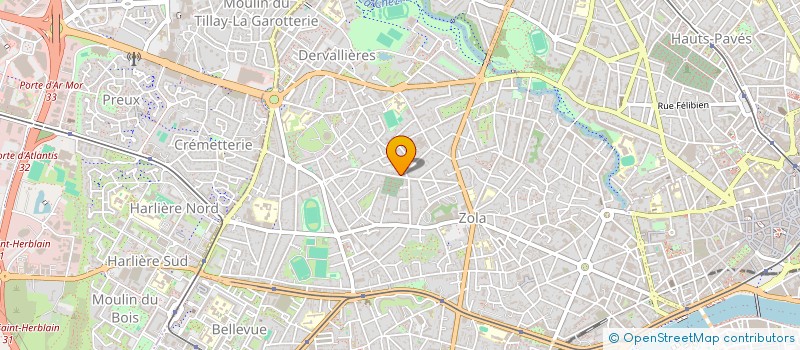 localisation de l'entreprise PRO-NAOS à NANTES