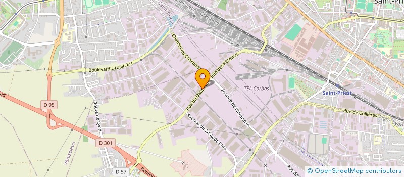 localisation de l'entreprise PRO NEGOCE à CORBAS