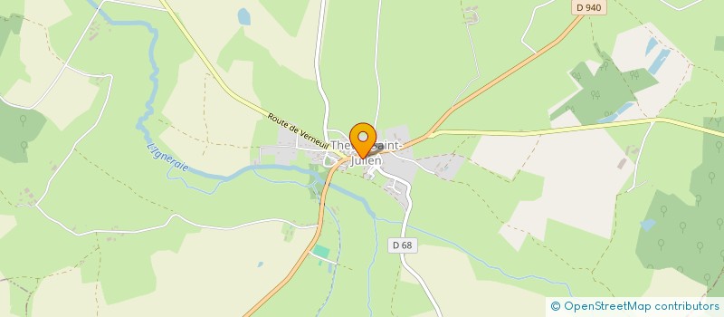 localisation de l'entreprise PRO NEGOCE à THEVET-SAINT-JULIEN