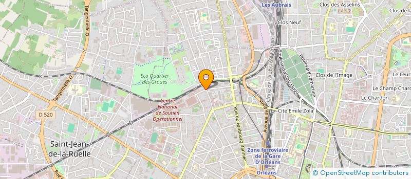 localisation de l'entreprise PRO NET à ORLEANS