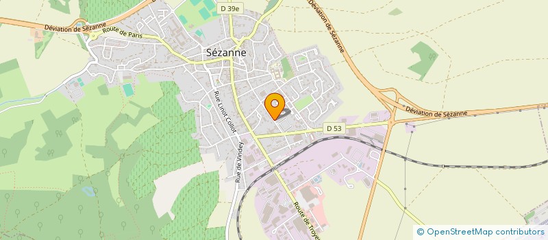 localisation de l'entreprise PRO NET  SEZANNE