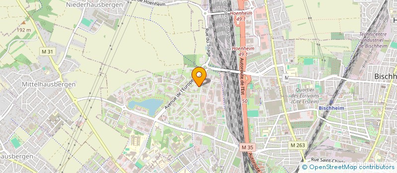 localisation de l'entreprise PRO NET à STRASBOURG