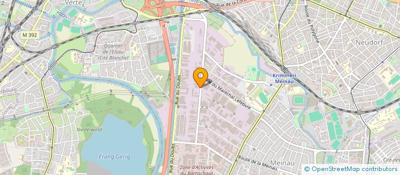 localisation de l'entreprise PRO NET BATIMENT à STRASBOURG