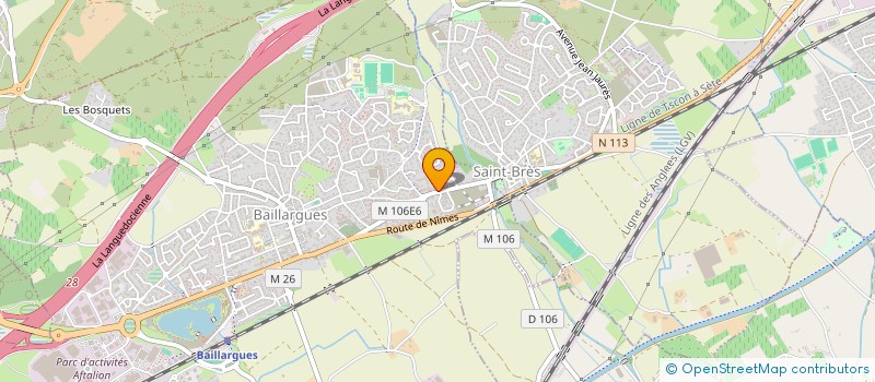 localisation de l'entreprise PRO NET VOIRIE à BAILLARGUES