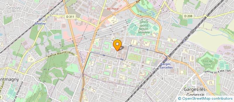 localisation de l'entreprise PRO NETT à SARCELLES