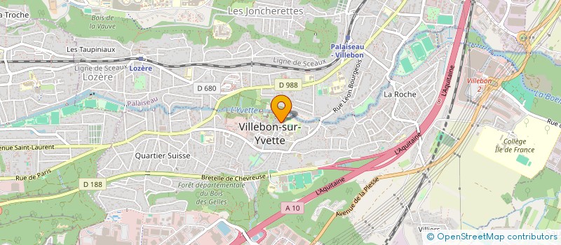 localisation de l'entreprise PRO-NETT à VILLEBON-SUR-YVETTE