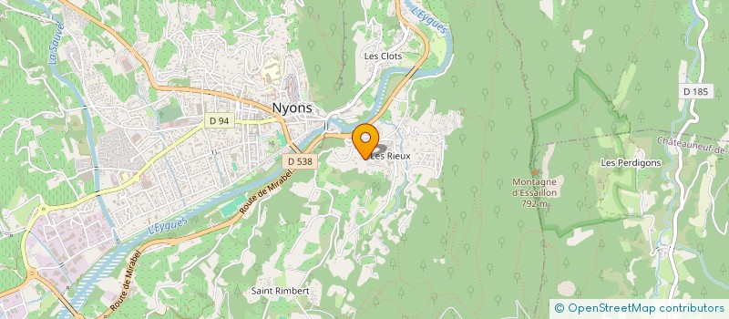 localisation de l'entreprise PRO NETT SERVICES à NYONS