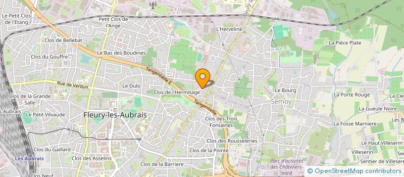 localisation de l'entreprise PRO NETTOYAGE & 3D à FLEURY-LES-AUBRAIS