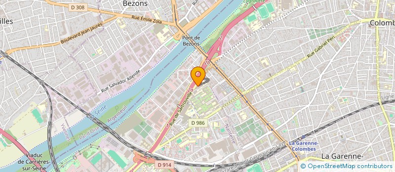 localisation de l'entreprise PRO NETTOYAGE FRANCILIEN à NANTERRE