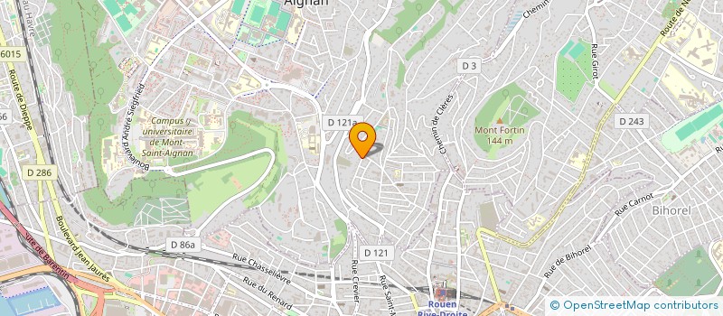 localisation de l'entreprise PRO-NO-RISKS  MONT-SAINT-AIGNAN