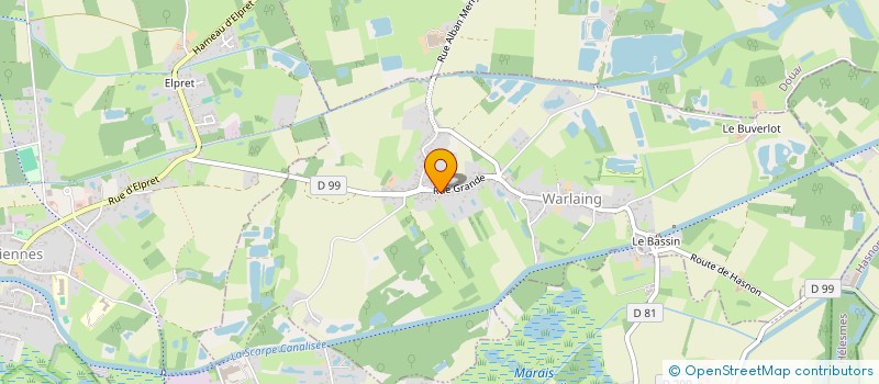 localisation de l'entreprise PRO NOBIS à WARLAING