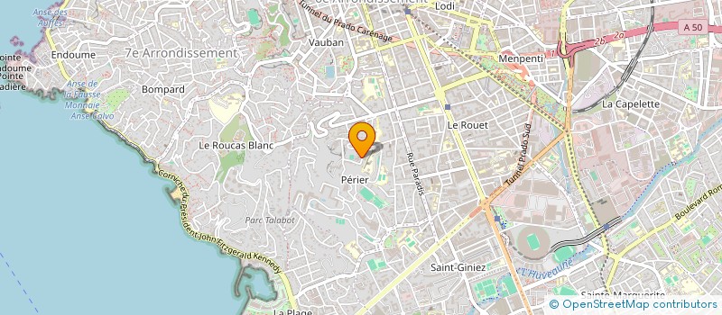 localisation de l'entreprise PRO OASIS à MARSEILLE