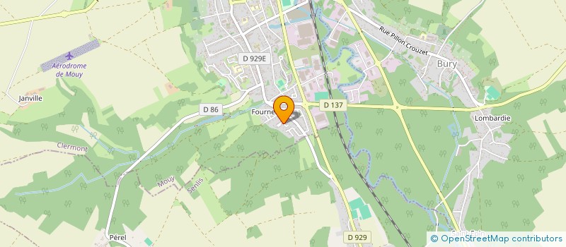 localisation de l'entreprise PRO OPTIMUM  MOUY