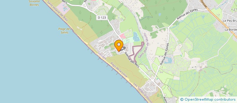 localisation de l'entreprise PRO OUEST FACADES  NOTRE-DAME-DE-RIEZ