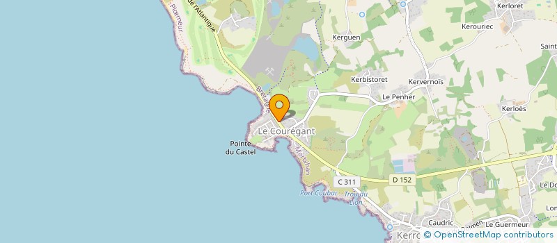 localisation de l'entreprise PRO OUEST SERVICES  PLOEMEUR