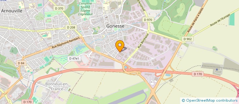 localisation de l'entreprise PRO P'OZ à GONESSE