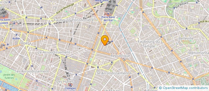 localisation de l'entreprise PRO-PAGES  PARIS