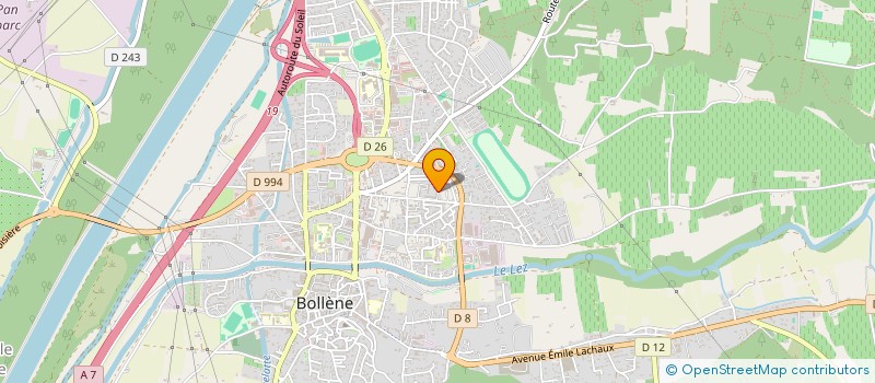 localisation de l'entreprise PRO PALAIS à BOLLENE