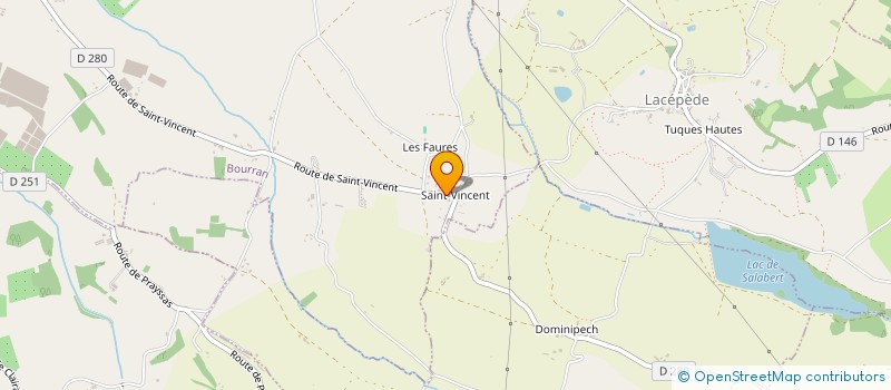 localisation de l'entreprise PRO PATRIA  BOURRAN