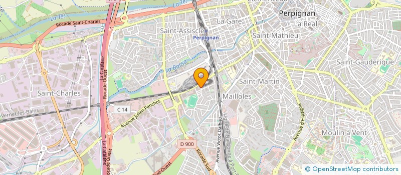 localisation de l'entreprise PRO PAXE  PERPIGNAN