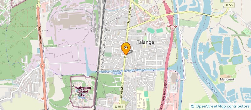 localisation de l'entreprise PRO PAYSAGE  TALANGE