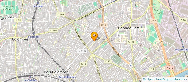 localisation de l'entreprise PRO-PEINTURE  ASNIERES-SUR-SEINE