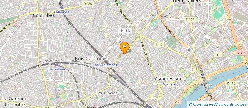 localisation de l'entreprise PRO PEINTURE  ASNIERES-SUR-SEINE