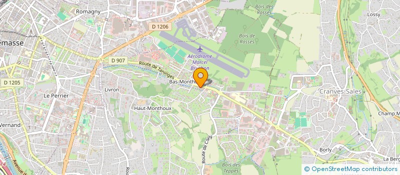 localisation de l'entreprise PRO PEINTURE  VETRAZ-MONTHOUX