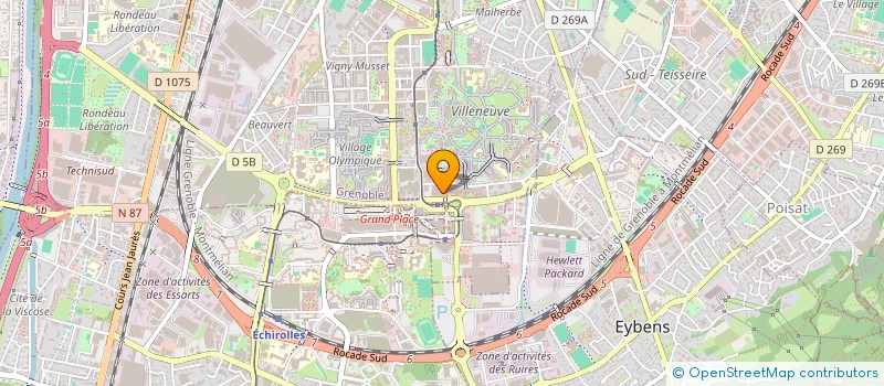 localisation de l'entreprise PRO-PEINTURE38  GRENOBLE