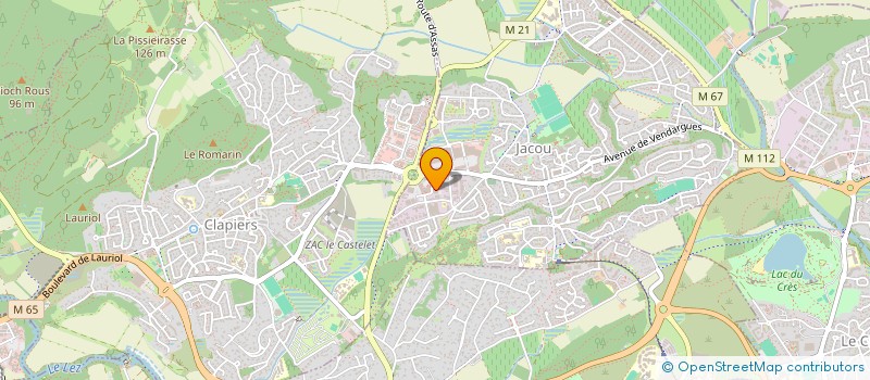 localisation de l'entreprise PRO PEINTURES SERVICES à JACOU