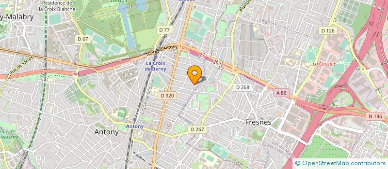 localisation de l'entreprise PRO-PENS à ANTONY