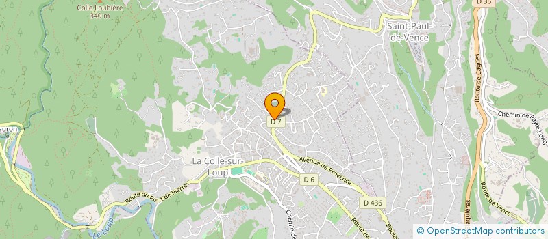 localisation de l'entreprise PRO PEST à LA COLLE SUR LOUP