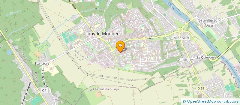 localisation de l'entreprise PRO PHOTOLAB  JOUY-LE-MOUTIER