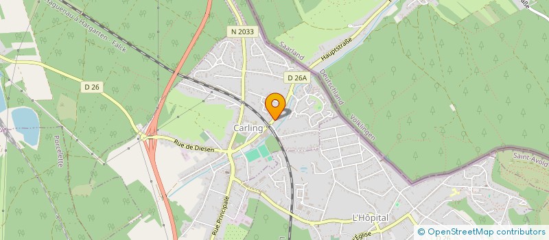 localisation de l'entreprise PRO PIECES  CARLING