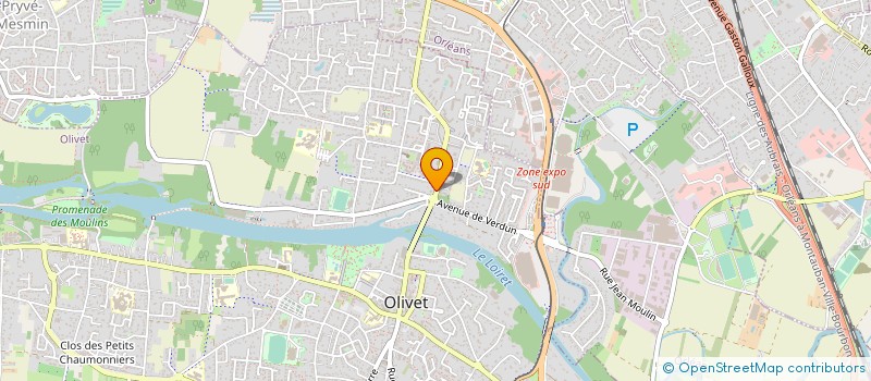 localisation de l'entreprise PRO-PILOT à OLIVET