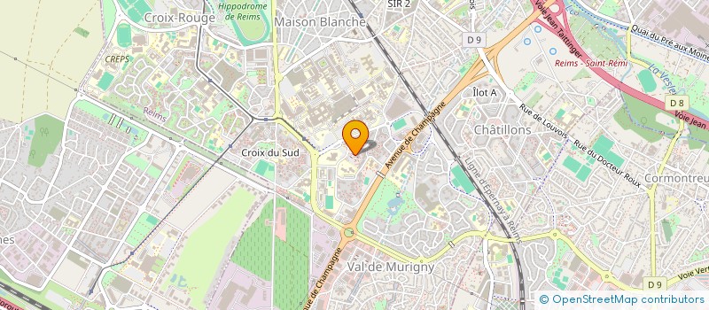 localisation de l'entreprise PRO PIZZAS  REIMS