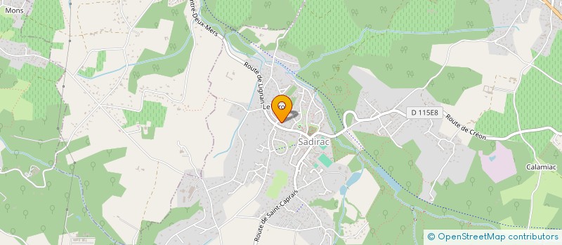 localisation de l'entreprise PRO PNEU  SADIRAC