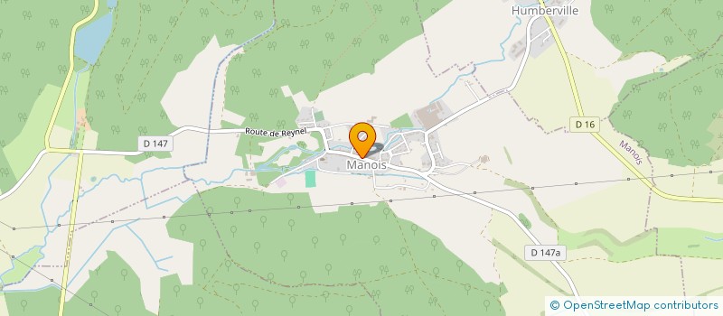 localisation de l'entreprise PRO PNEUS 52  CHANTRAINES