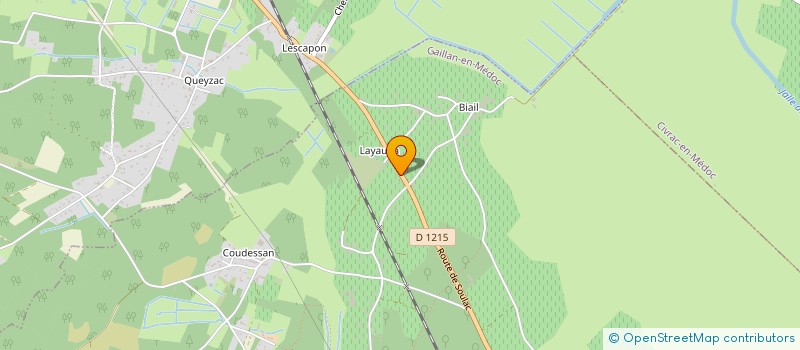 localisation de l'entreprise PRO POELE MEDOC  GAILLAN-EN-MEDOC