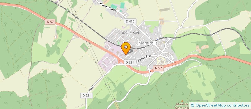 localisation de l'entreprise PRO POLISSAGE  MAMIROLLE