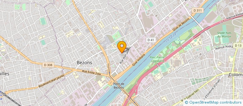 localisation de l'entreprise PRO'POSE  BEZONS