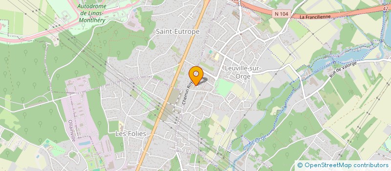 localisation de l'entreprise PRO-POSE à LEUVILLE-SUR-ORGE