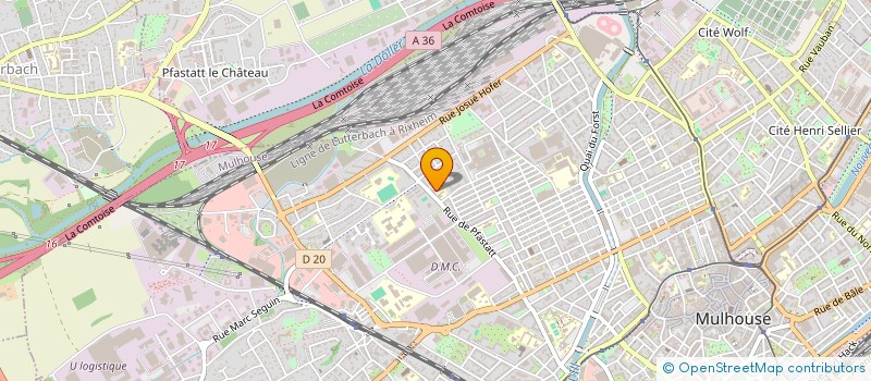 localisation de l'entreprise PRO-POSE  MULHOUSE