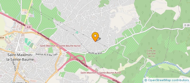 localisation de l'entreprise PRO POSE PORTE à ST MAXIMIN LA STE BAUME